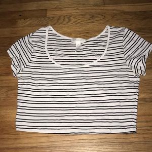 Striped Crop Top